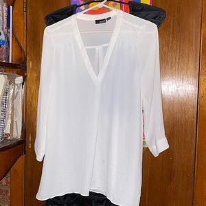 Long sleeve white shirt